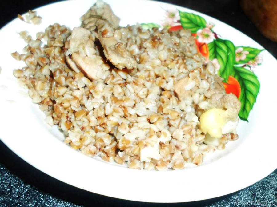 Гречневая каша с курицей