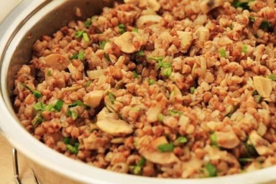 Гречка тушеная с курицей