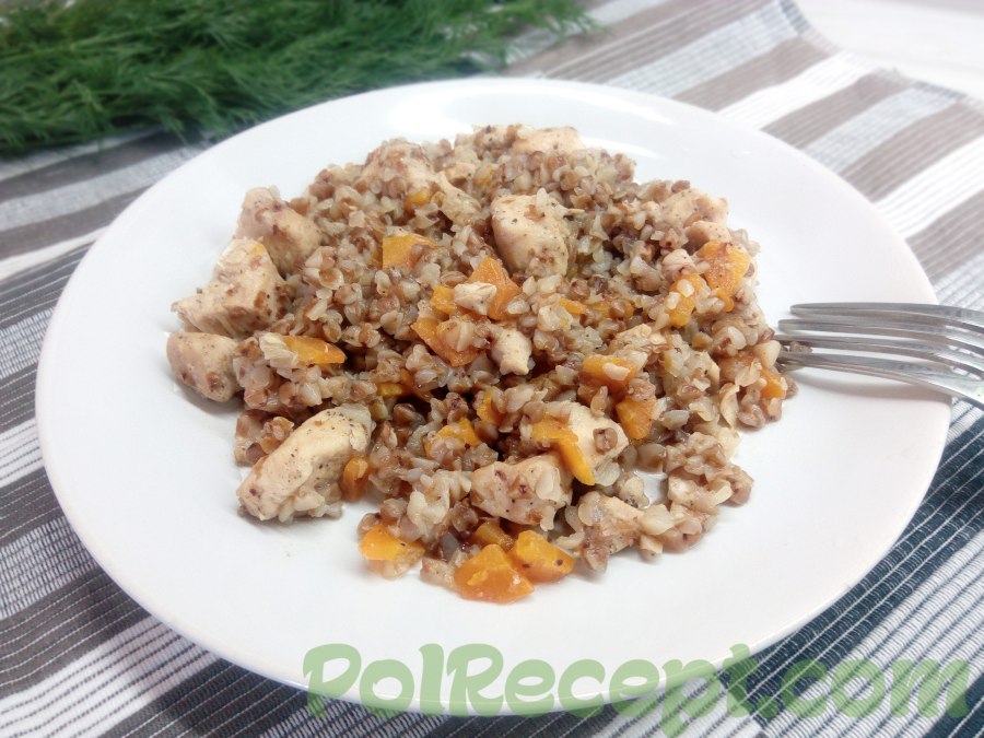 Гречка по-купечески со свининой