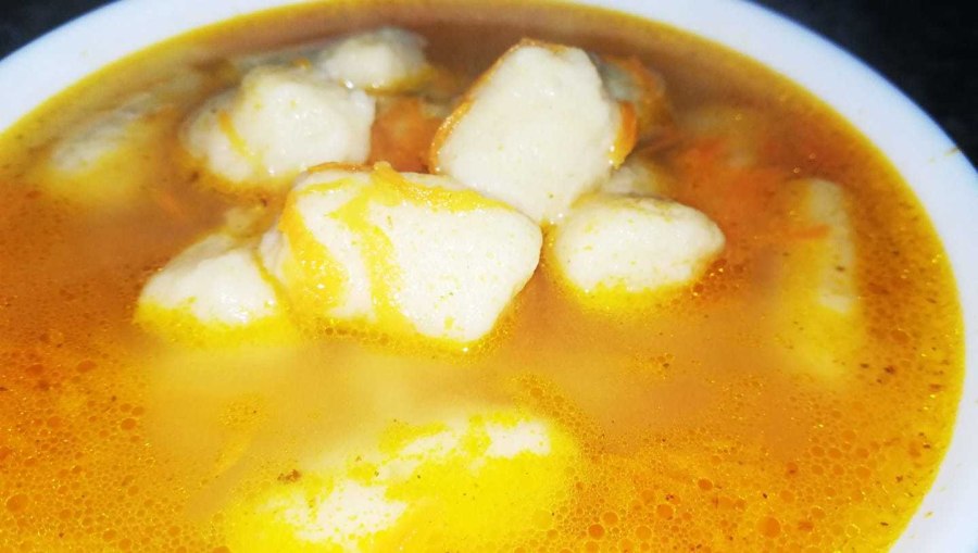 Суп с клецками