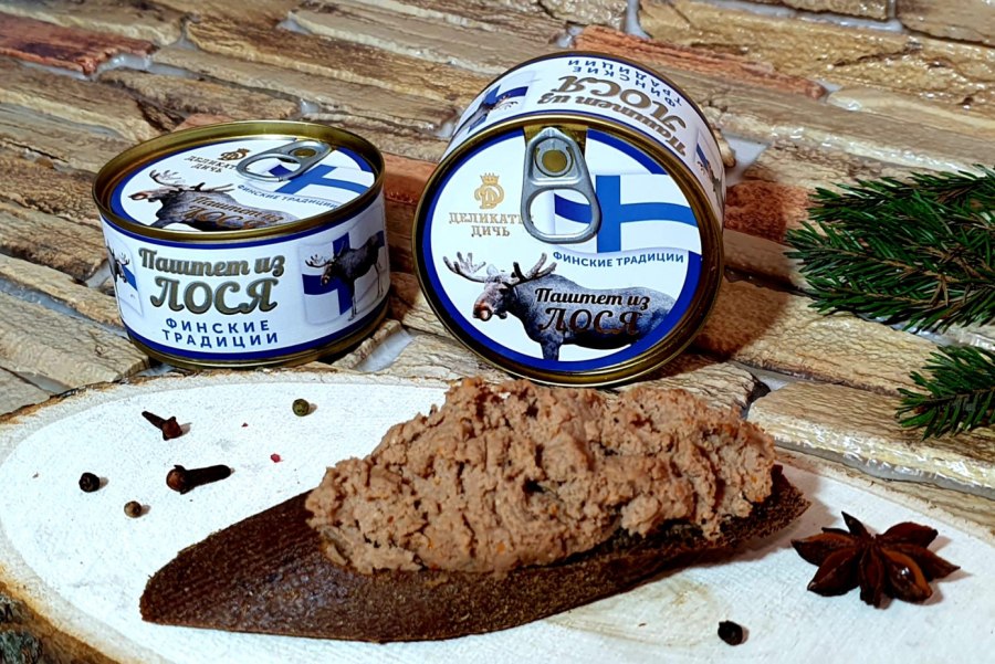 Паштет из мяса лося