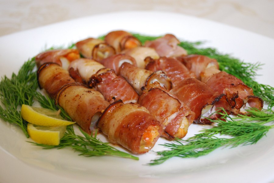 Шашлычки из куриной печени