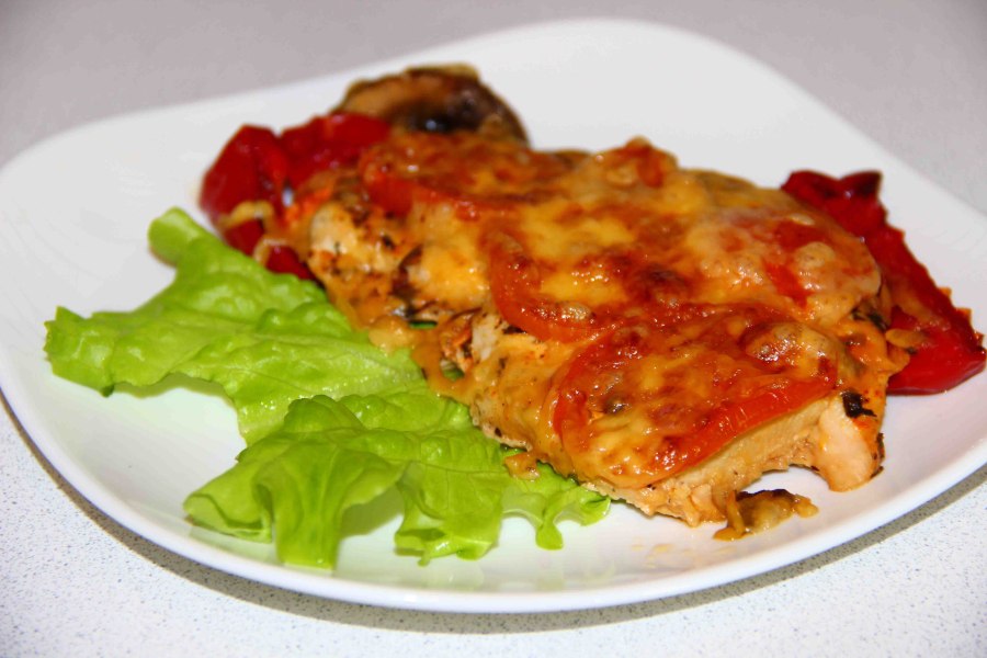 Мясо по французски с рожками