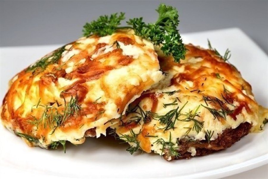 Курица под сыром