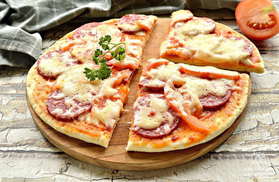 ПП пицца из курицы