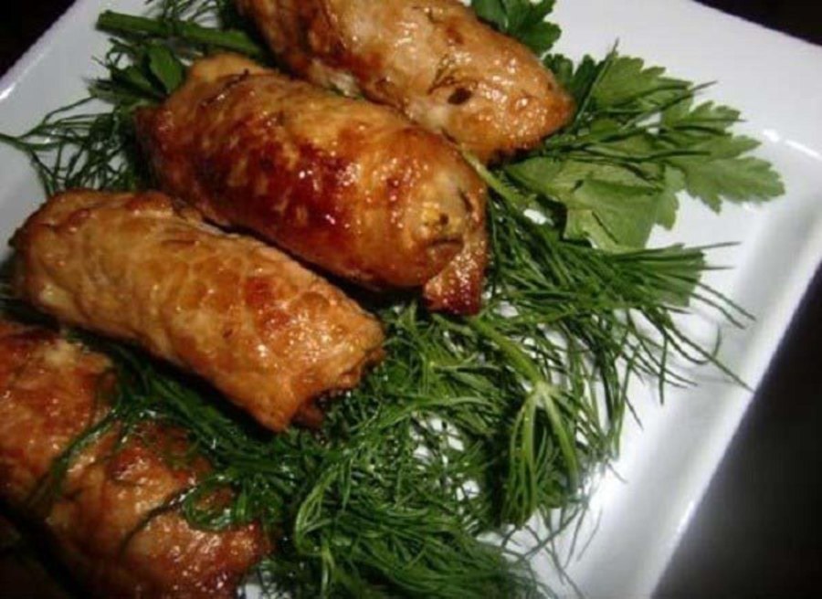 Рыбные крученики