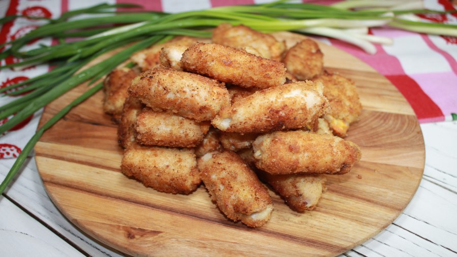 Куриные пальчики с сыром