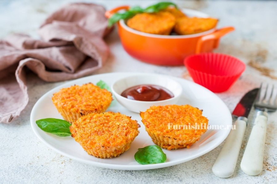 Морковные котлеты в духовке диетические