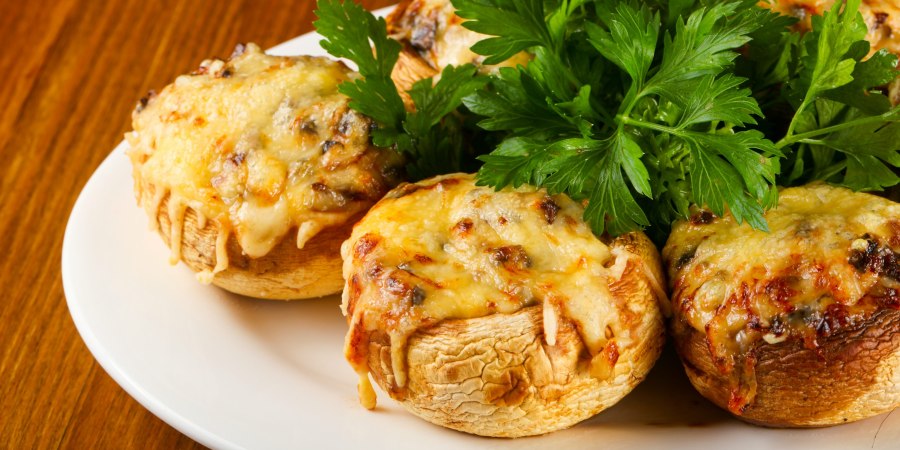 Шампиньоны фаршированные шампиньонами