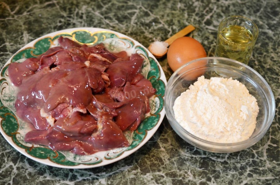 Куриная печень в кляре