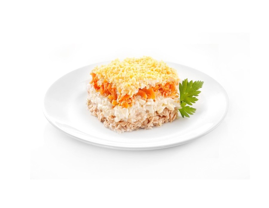 Салат Мимоза с курицей