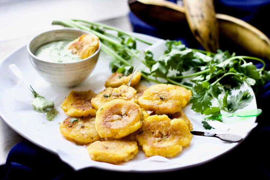 Лепешки с бананом