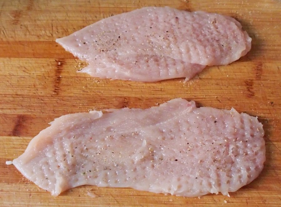 Куриная грудка на соли