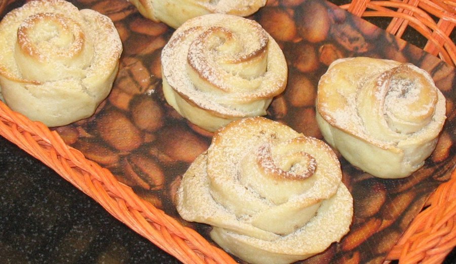 Розочки из теста