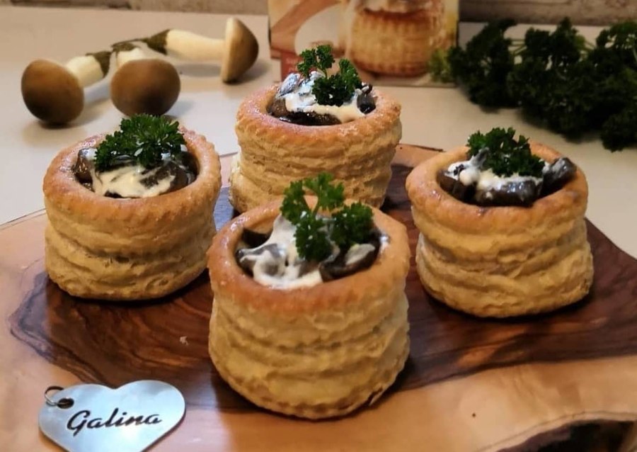 Тарталетки с курицей