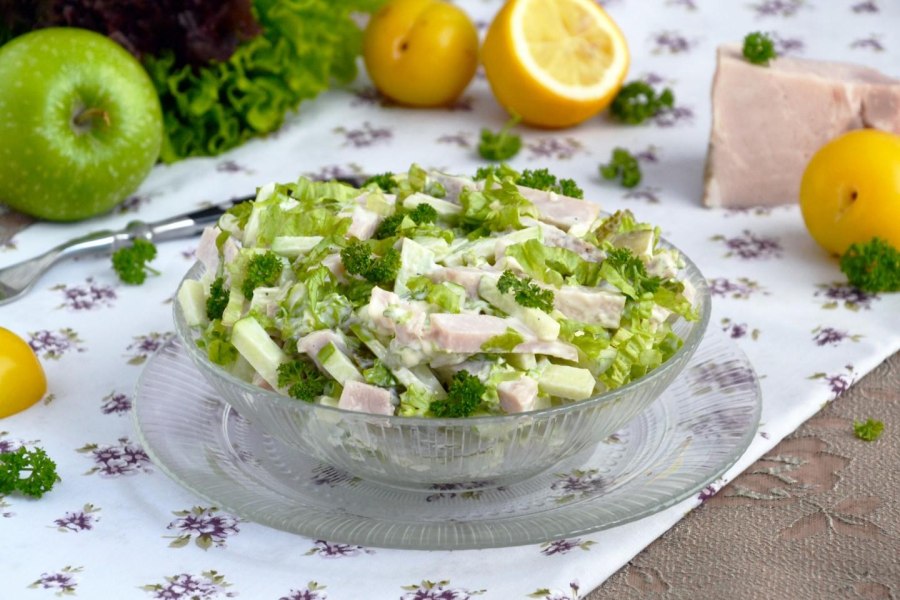Салат картофельный с грибами