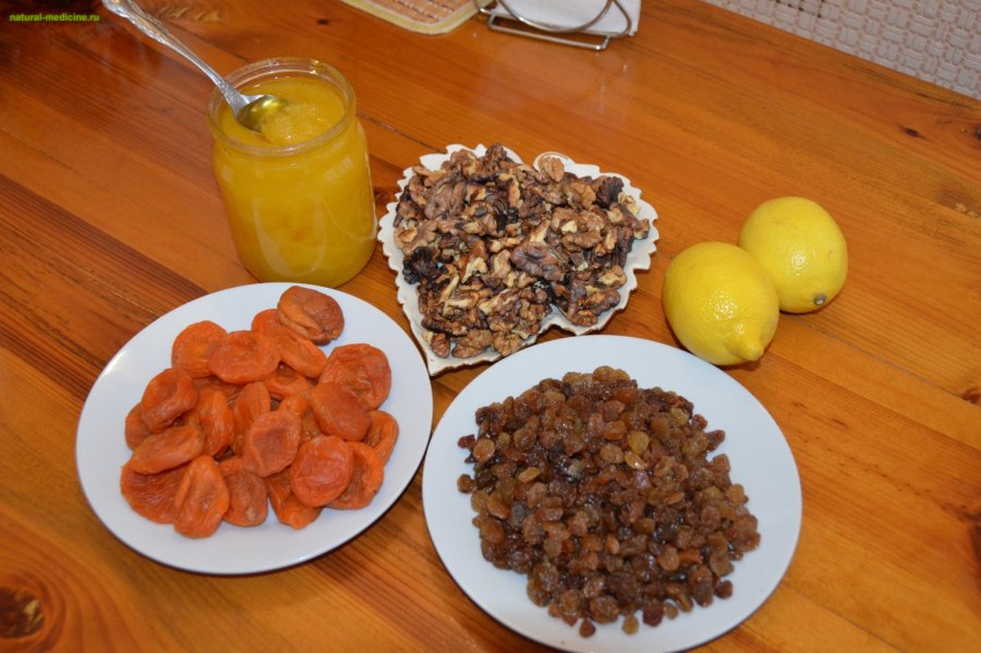 Паста Амосова из сухофруктов