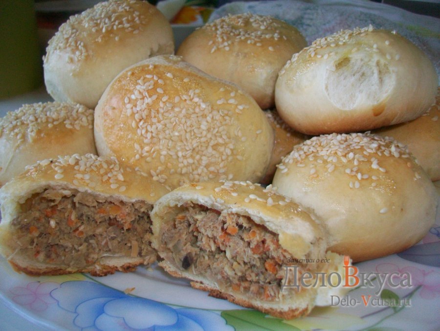 Пирожки с ливером в духовке