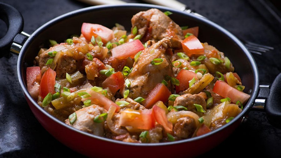 Рагу из индейки с овощами