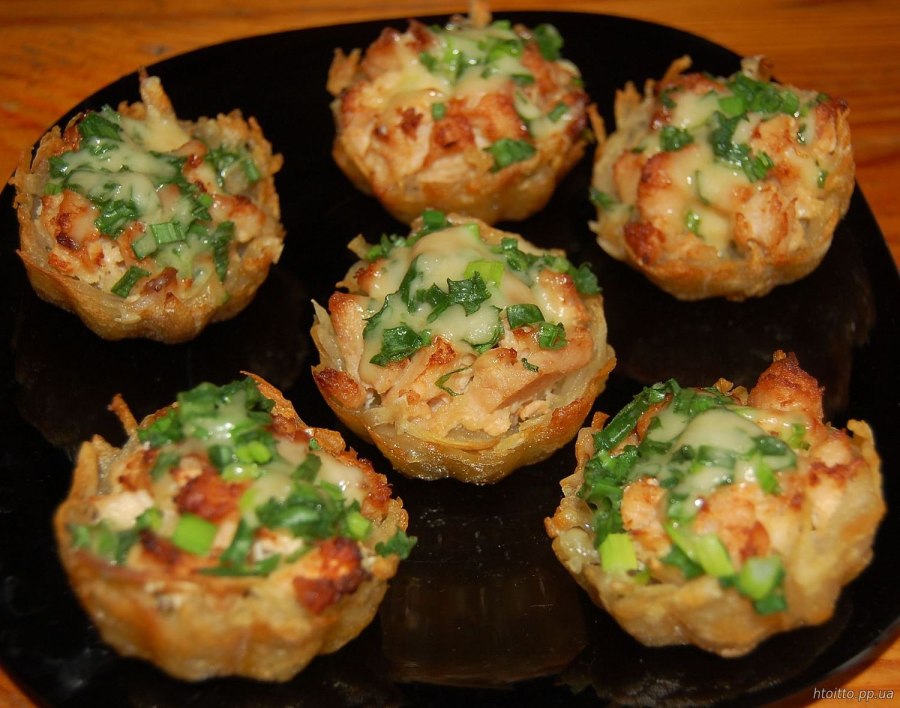 Корзиночки из картофеля
