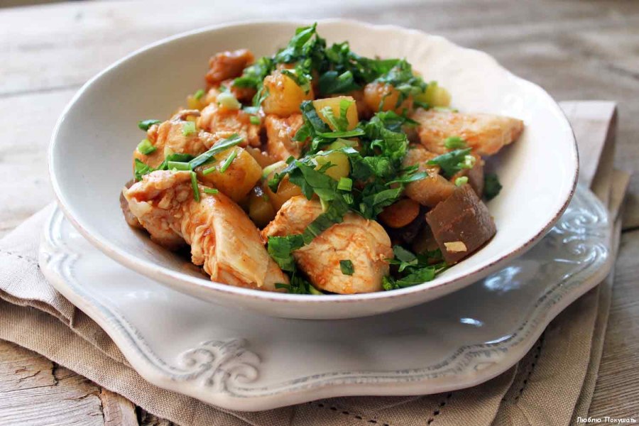 Китайская кухня блюда Чисанчи