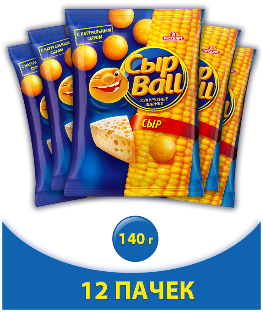 Кукурузные снеки со вкусом арахиса сладкий