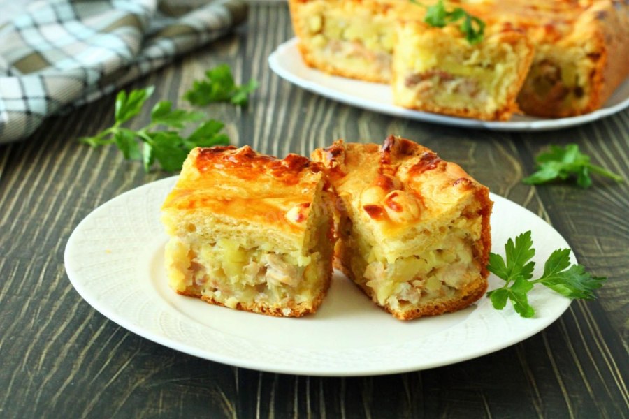 Пирог с картошкой