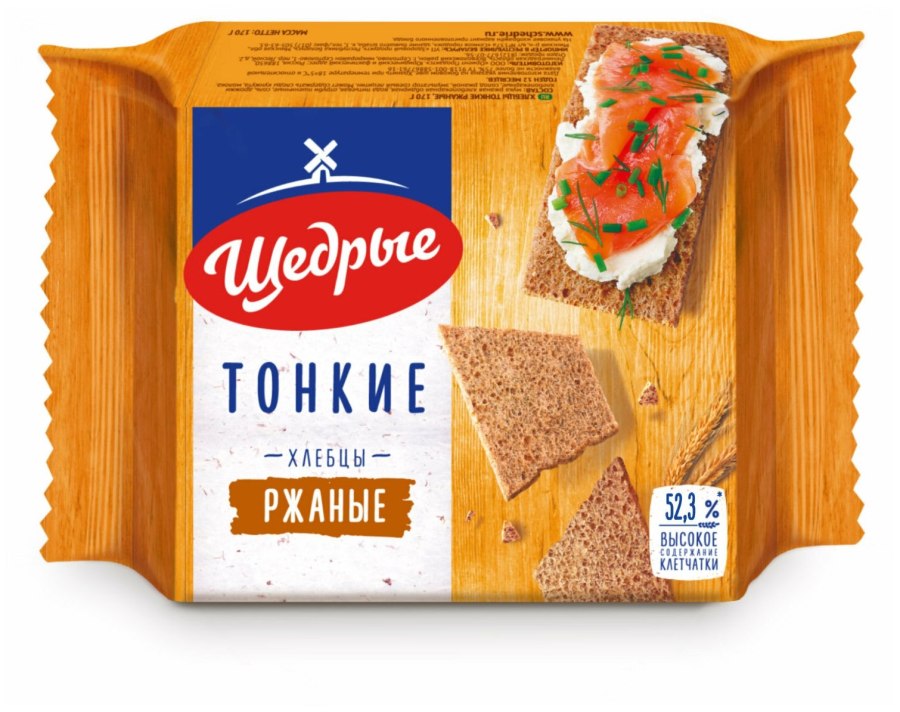 Хлебцы в виде печенья