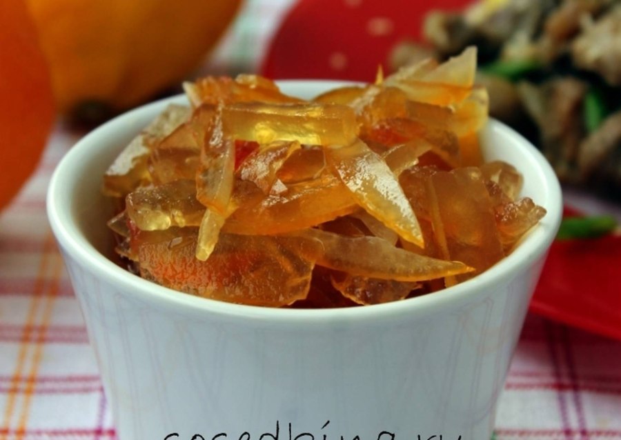 Цукаты из арбузных корок