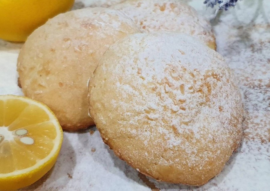 Печенье творожное с цедрой лимона
