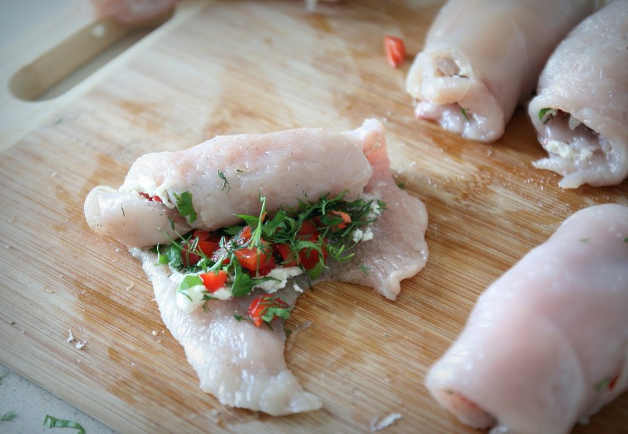 Филе грудки рулетики курицы