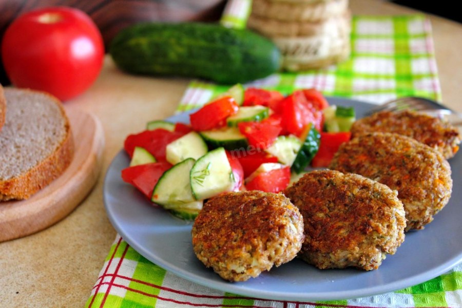 Котлеты с овощами
