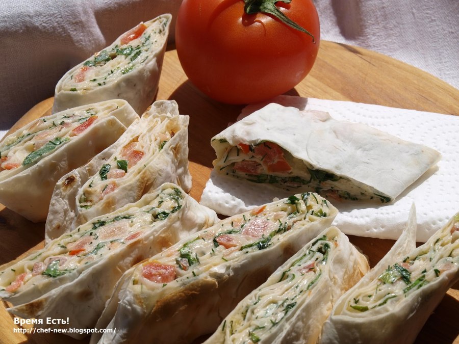 Чебуреки из лаваша