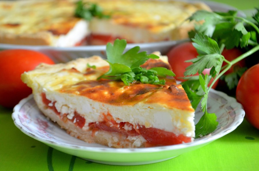 Лаваш с брынзой и зеленью