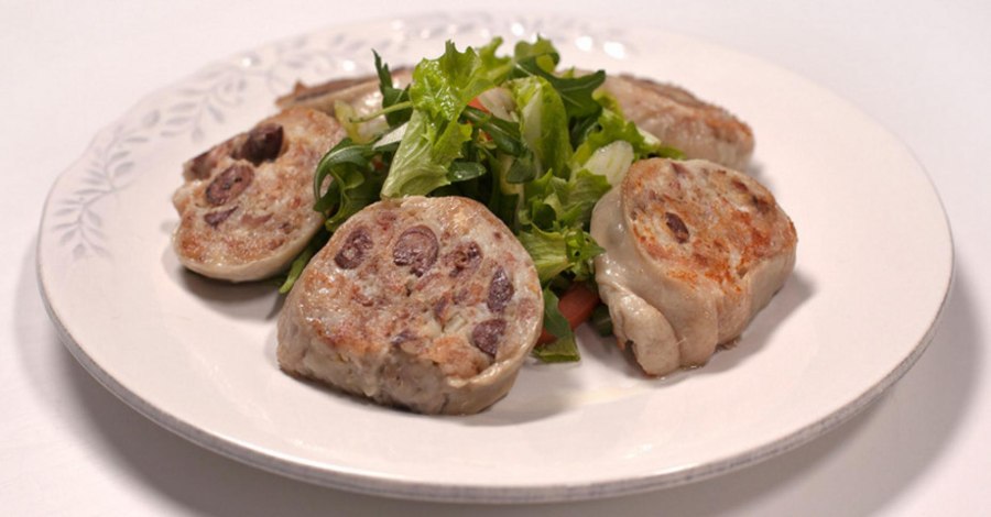 Еврейская фаршированная шейка
