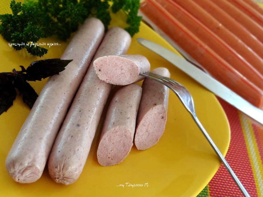 Колбаски домашние