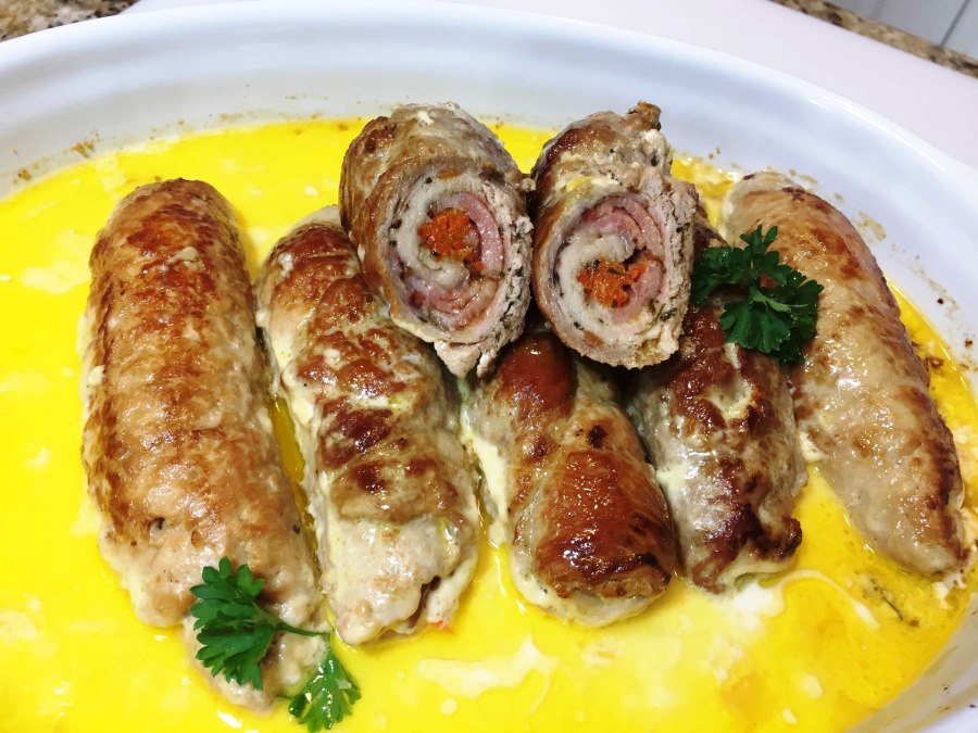 Мясные рулетики