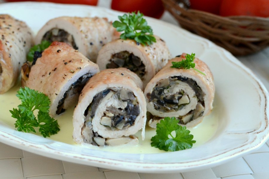 Крученики из свинины