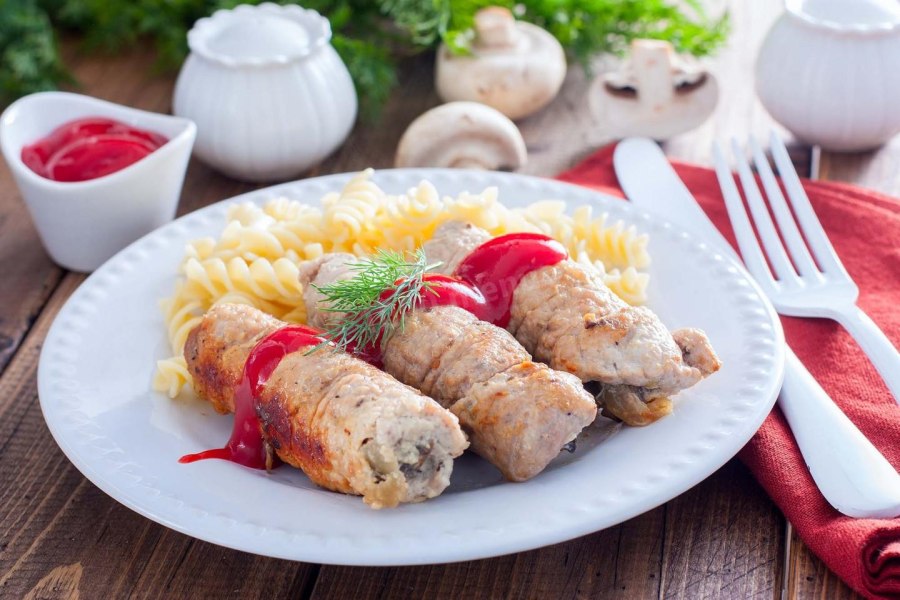 Крученики из говядины