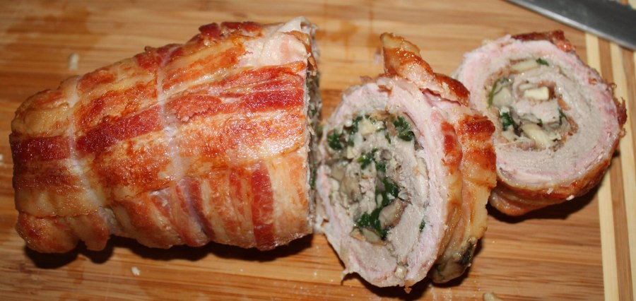 Мясные рулетики с начинкой