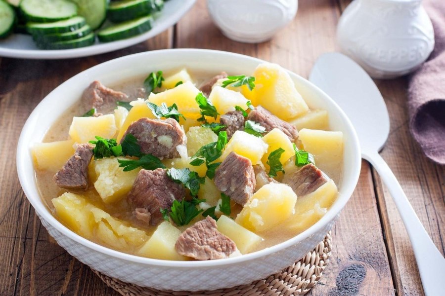 Картошка с мясом