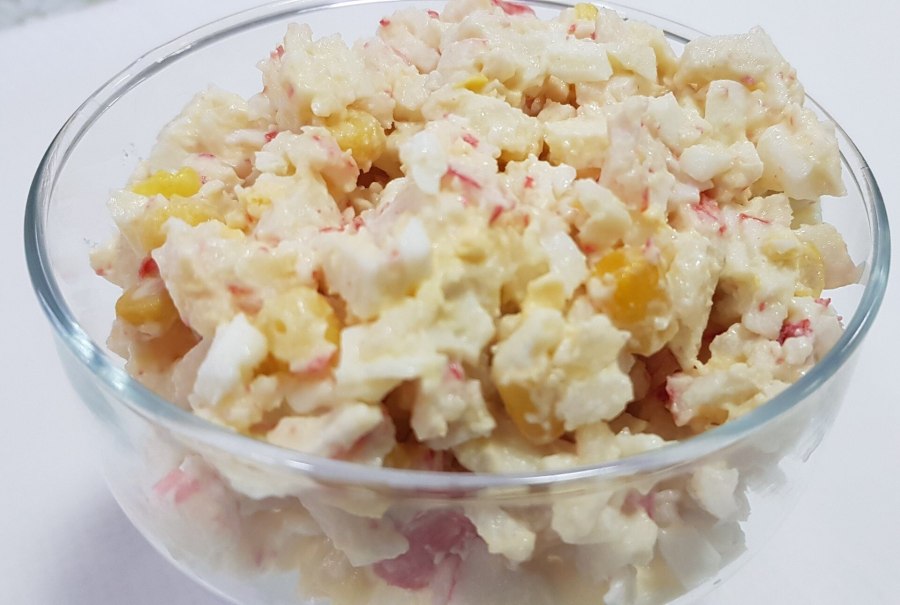 Самый вкусный крабовый салат