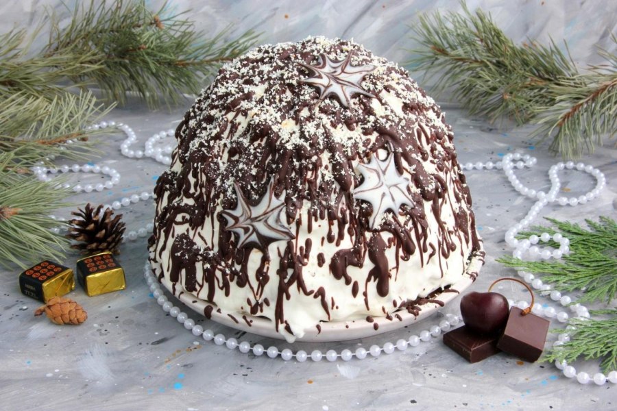 Торт Трухлявый пень классический