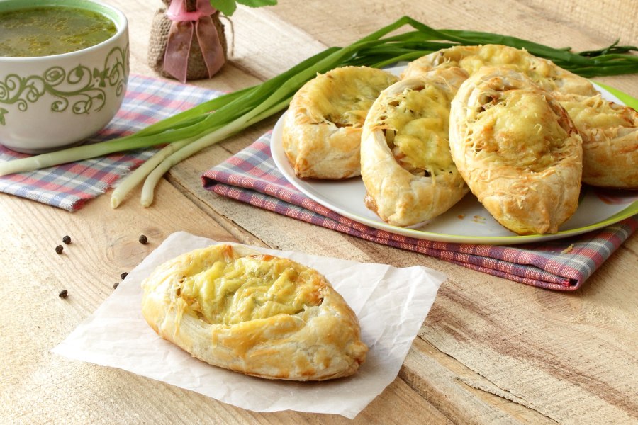 Картофельные лодочки с овощами