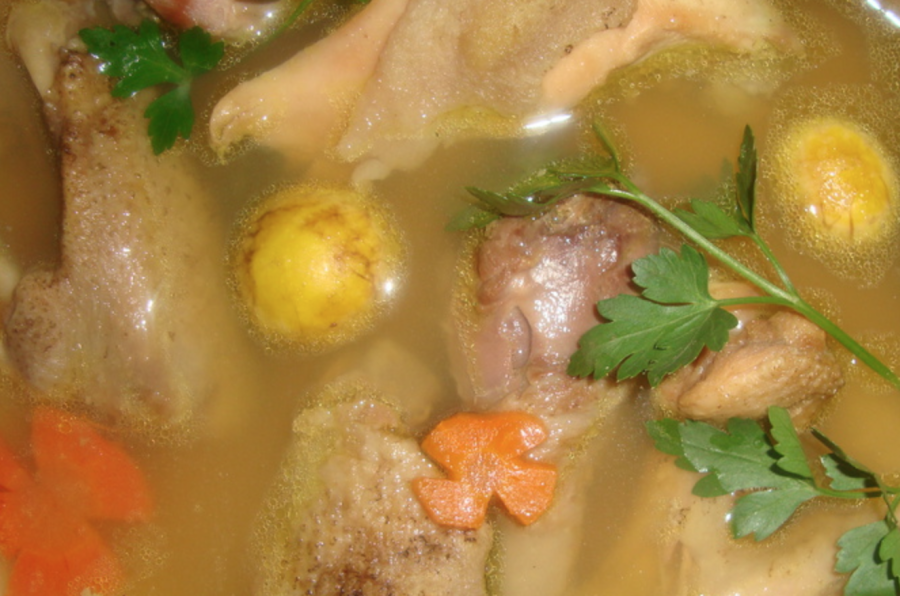 Куриное заливное