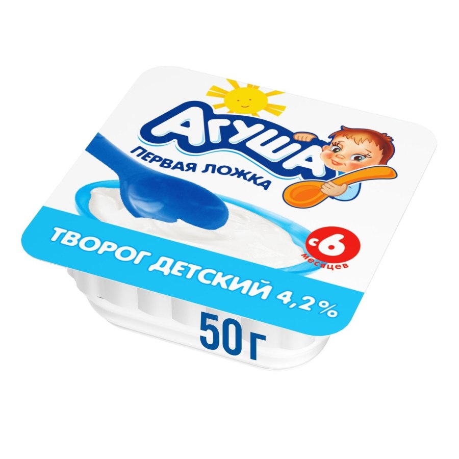 Творожок Агуша первая ложка