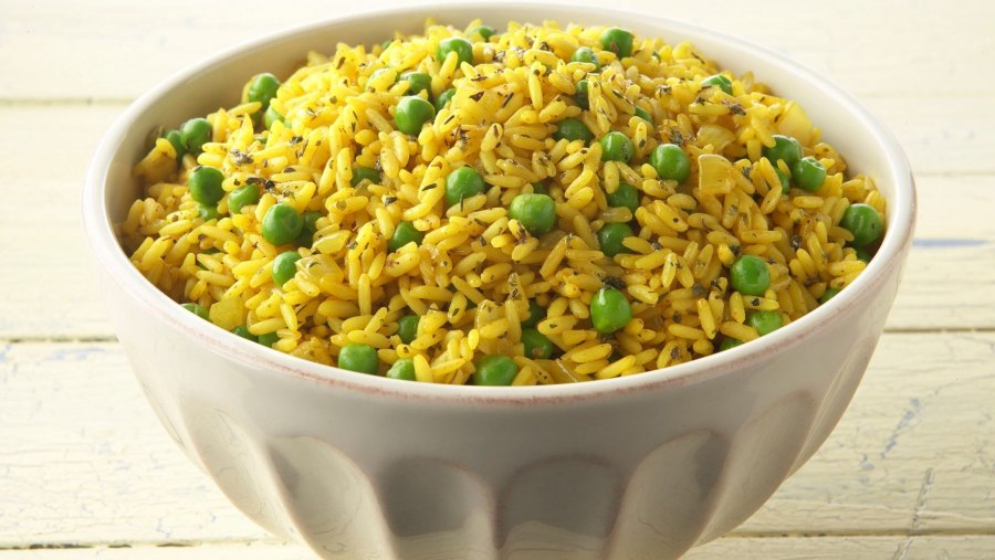 Ризотто с грибами кукурузой и морковью