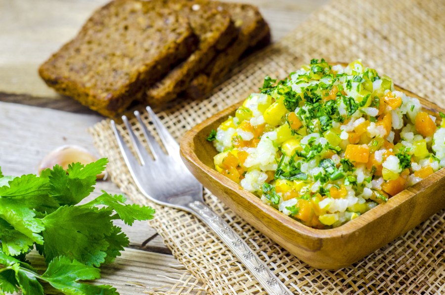 Рис с кукурузой и курицей