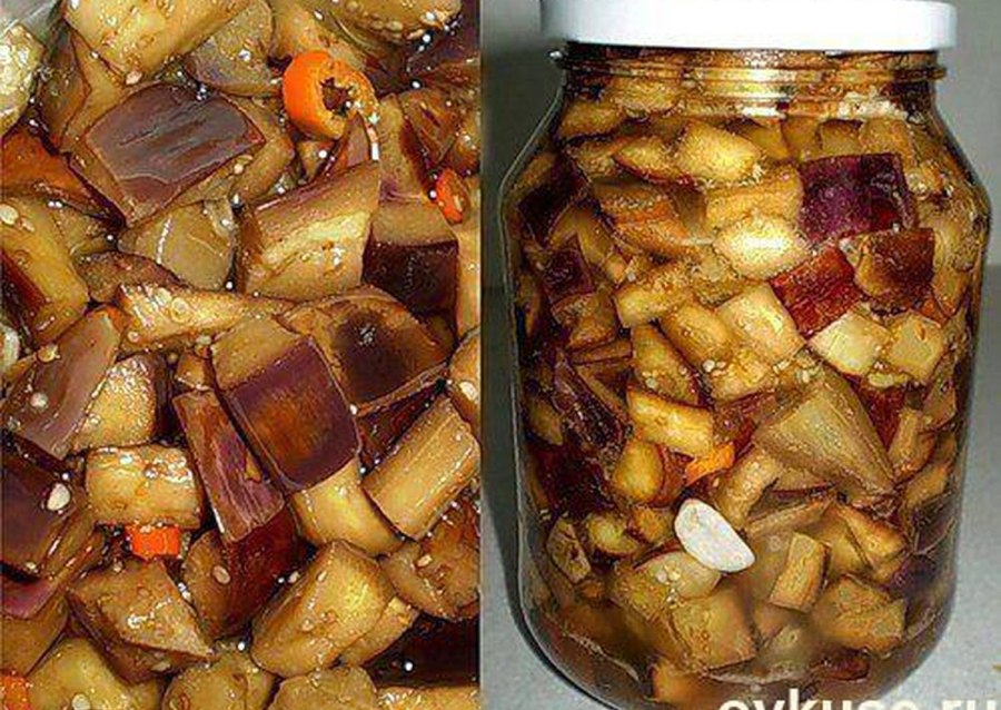 Баклажаны-грибочки на зиму