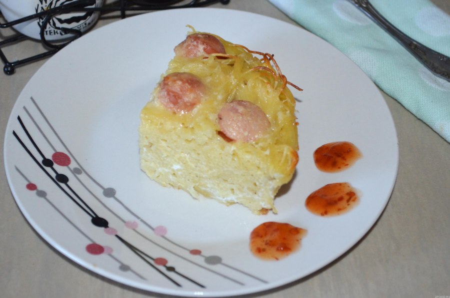 Пенне с ветчиной